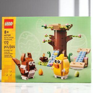 New LEGO Spring Animal Playground Building Toy Set Squirrel Chick Bird Figure 40